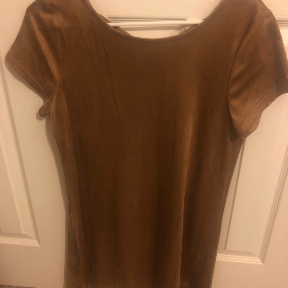 Tan Suede Dress